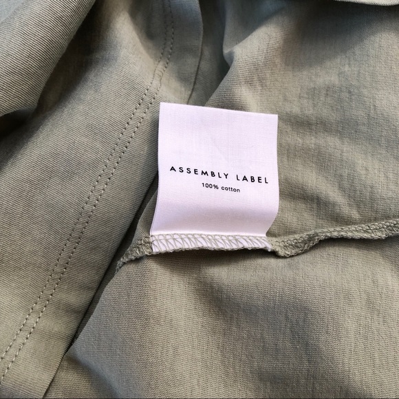 Assembly Label NEW 8 Logo Cotton Crew Tee T-shirt - Picture 8 of 10